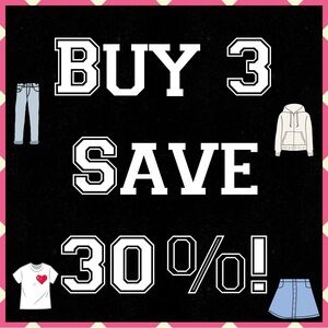 Buy 3 Save 30% Promotion